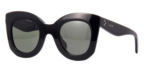 pret a voir celine sunglasses|CELINE CL4005IN 01N Black Round Oversized Sunglasses With .